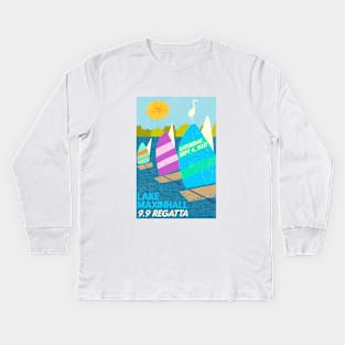 Lake Maxinhall 9.9 Regatta 2021 Kids Long Sleeve T-Shirt